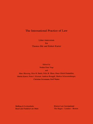 cover image of The International Practice of Law